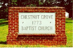 Chestnut Grove Sign