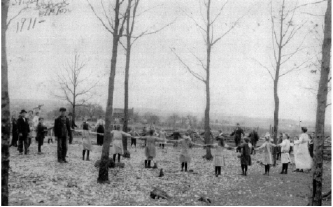 Children playing at St. Stephen's Mission, Yancey, VA 1911