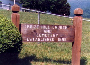 Prize Hill Sign