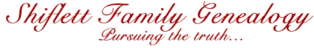 Shifflett Family Genealogy